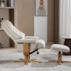 Sardinia Recliner Chair & Footstool in Hessian 